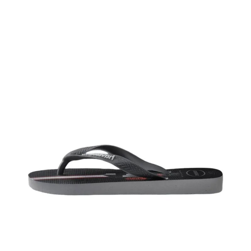 Havaianas Abrasion Resistant Slip Resistant Flip Flops Unisex Ice Gray-0