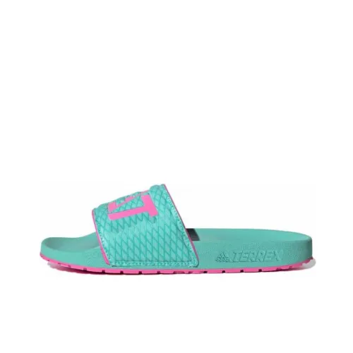 Adidas Women's Terrex Adilette 'Acid Mint Screaming Pink'