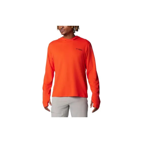 Columbia Summit Valley Sweatshirts Men Orange Red