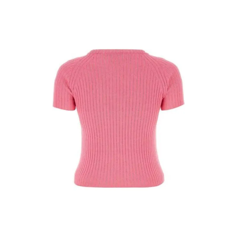 CORMIO Floral Embroidered Crewneck Top-1