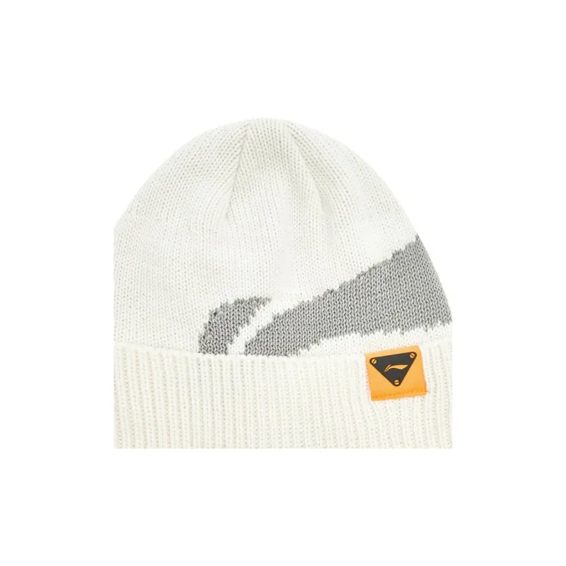 LiNing Cotton Beanies Unisex Pearl White-2