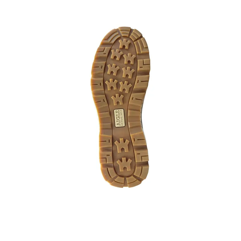 AIGLE Tenere Light Waterproof And Wear-resistant Ankle-Length Outdoor Boots Men's Khaki Green-3