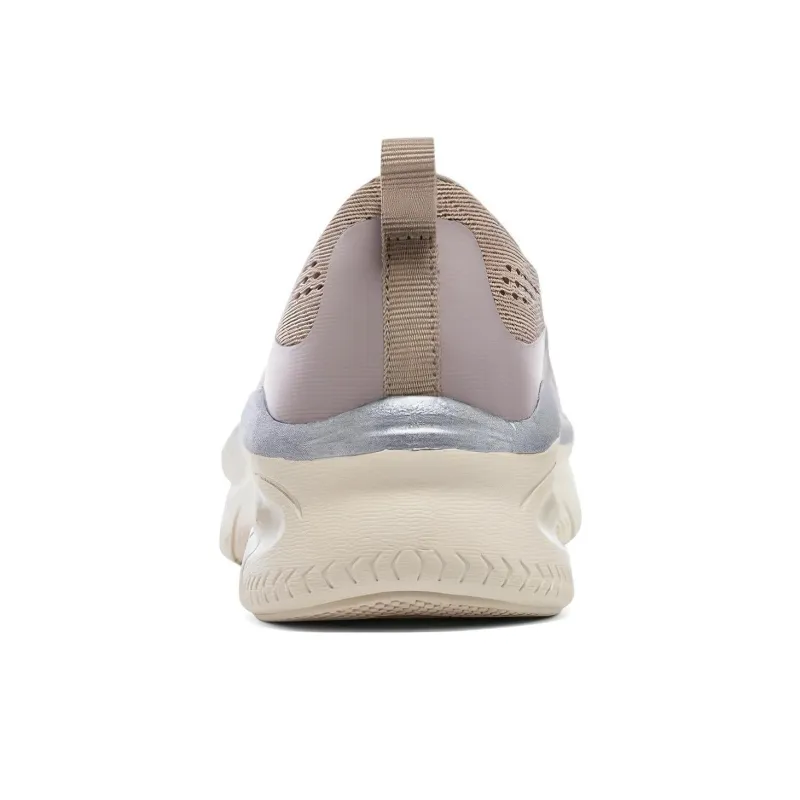 Skechers Modern D'Lu Anti Slip Wear Resistant Low Top Casual Shoes Women's Taupe-2