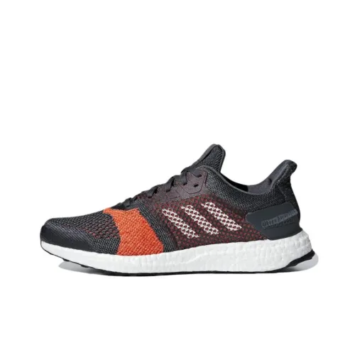 Adidas Ultraboost ST Running Shoes Unisex Low-Top Gray/Brown/Orange