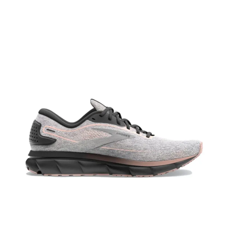 Brooks Trace 2 Cushioning Wear-Resistant Low-Top Running Shoes Women's Gray Pink-1