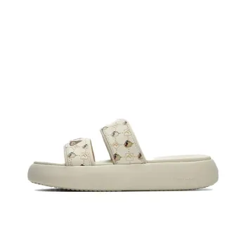 FILA DONUT Slip Resistant Quick Dry Slide Slippers Women's Beige