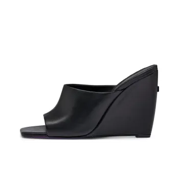 Naomi Campbell x HUGO BOSS Slide Slippers Women's Black