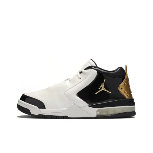 Jordan Big Fund Premium White Metallic Gold