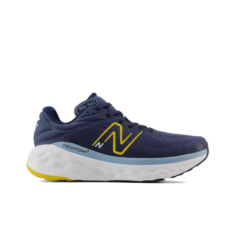 New Balance Fresh Foam 840v1 Vintage Indigo Ginger Lemon Chrome Blue-1