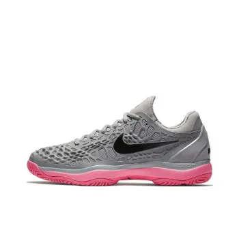 Nike Zoom Cage 3 Wear-resistant And Lightweight Low-Top Running Shoes Unisex Gray Black