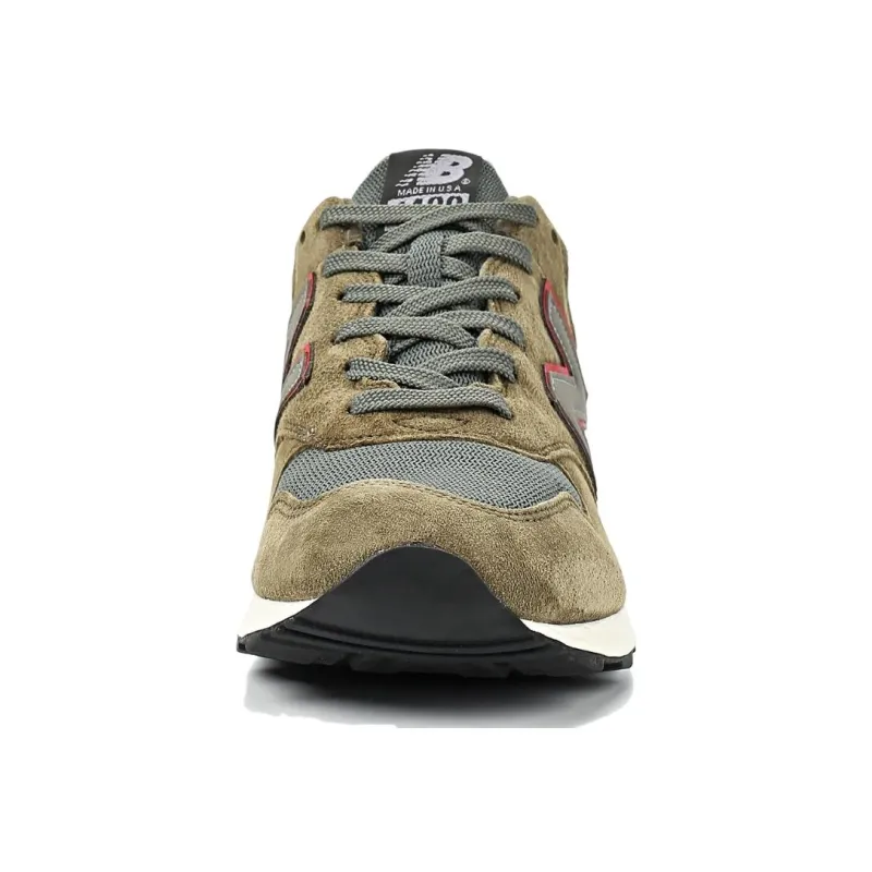 New Balance NB 1400 Cushioned Slip-Resistant Low-Top Running Shoes Unisex Green Black-3