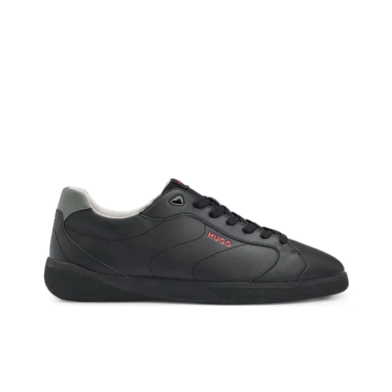 HUGO BOSS Low Top Skateboard Shoes Men's Black-1