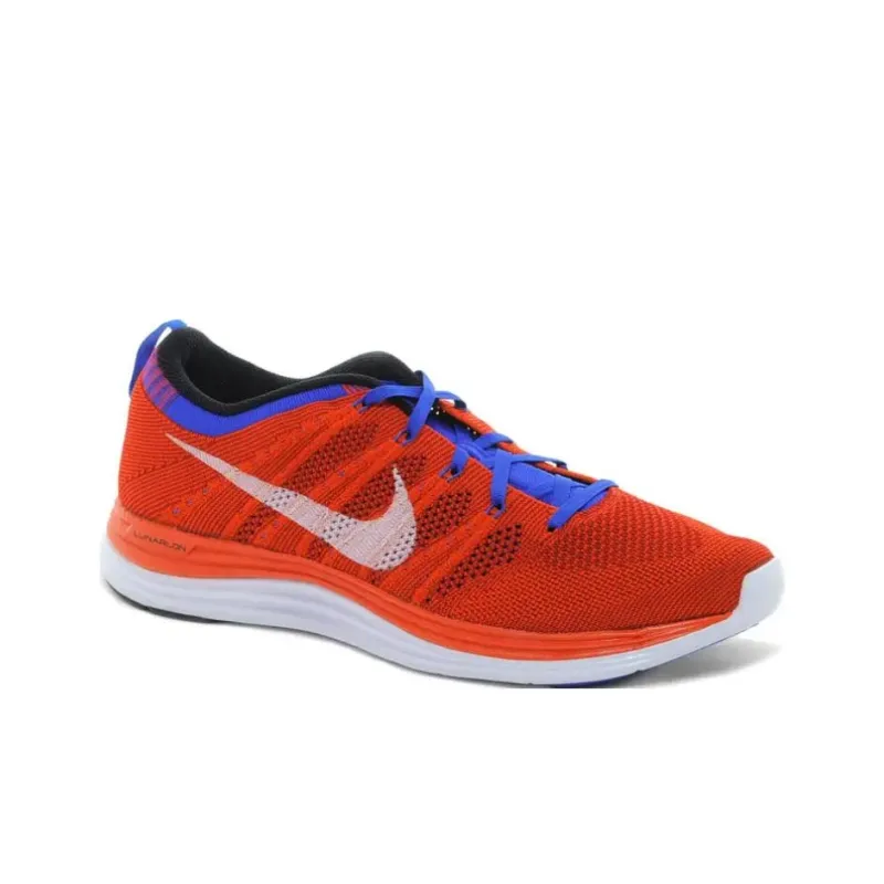Nike Flyknit One+ Team Orange/White Game Red Game Royal-2