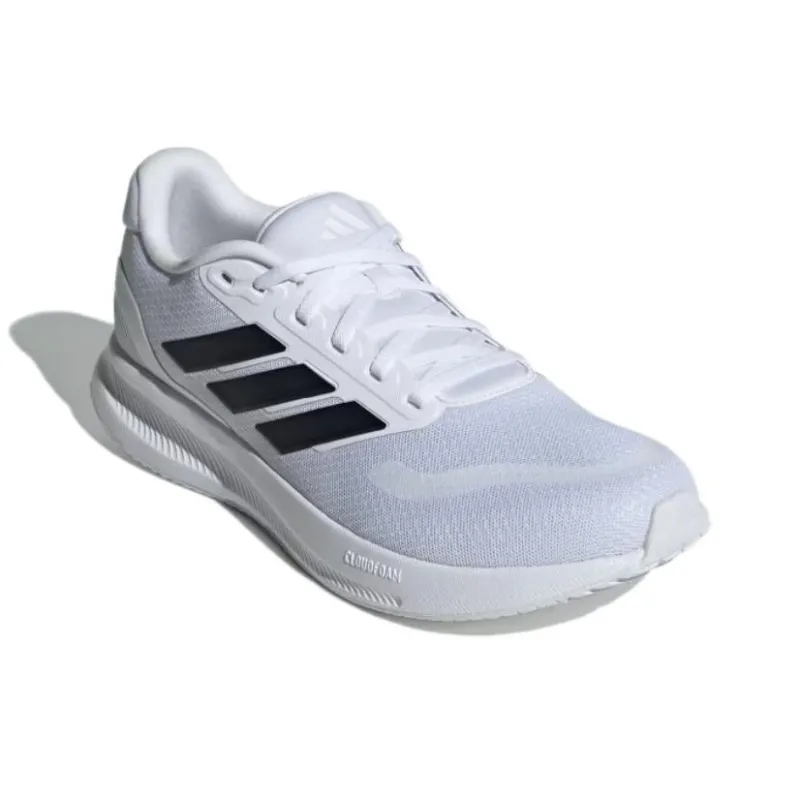 Adidas Runfalcon 5.0 Anti Slip And Wear Resistant Support Low Top Casual Running Shoes Unisex White Black-2