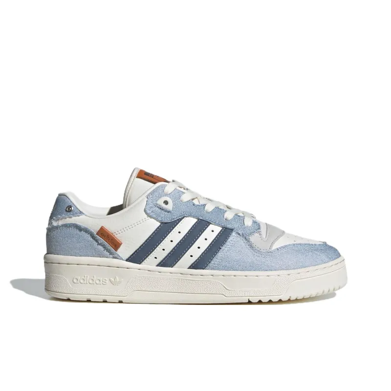 Adidas Originals Rivalry Low Top Skateboard Shoes Unisex Blue Gray White-1