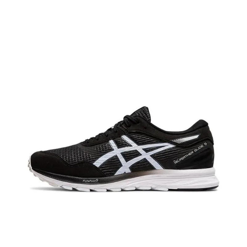 Asics Gel Feather Glide 5 2E Wide 'Black White'-0