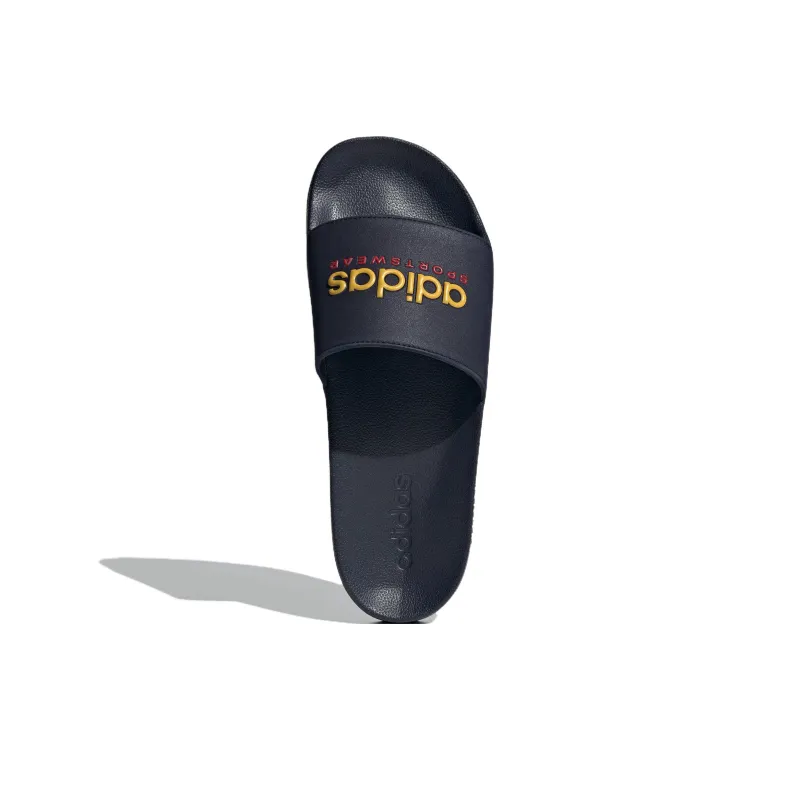 Adidas Adilette Shower Slides Legend Ink Bold Gold-2