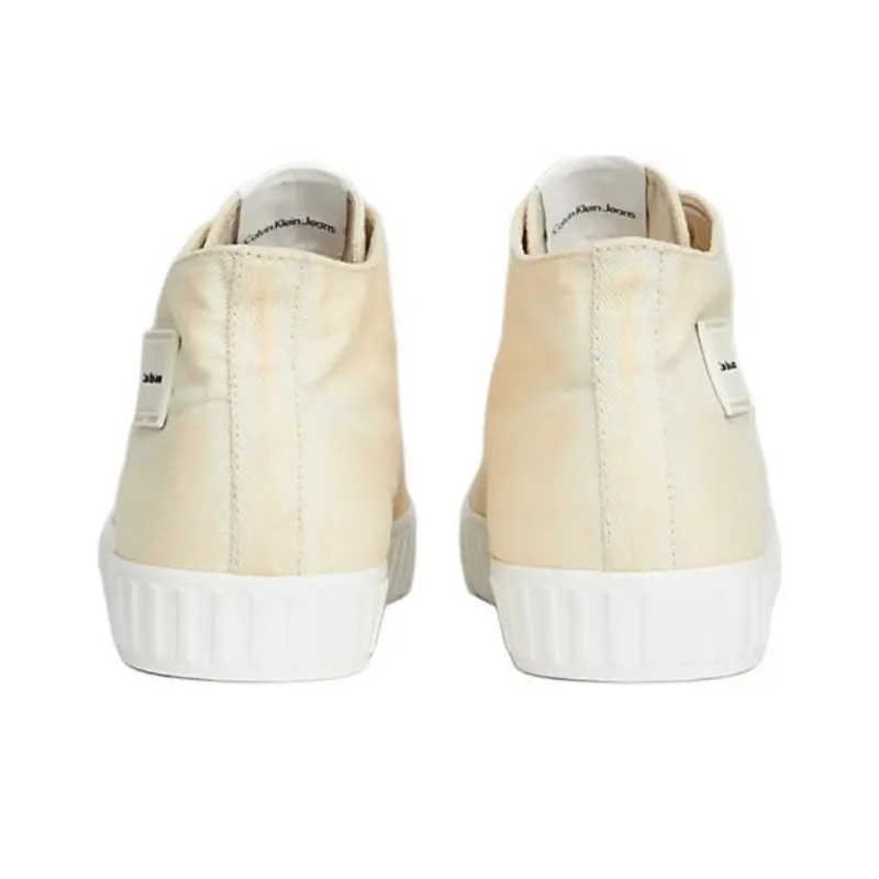 CKJ CALVIN KLEIN JEANS Canvas Shoes Men's Yellow-4