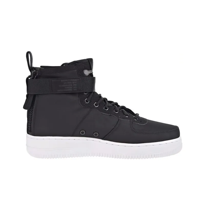 Nike Sf Af1 Mid Black Anthracite White-1