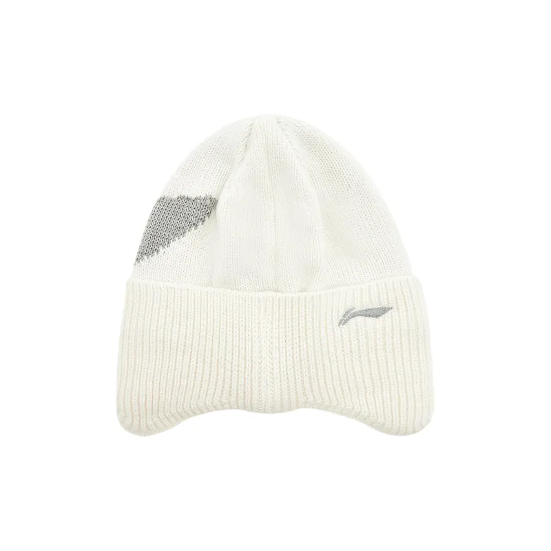 LiNing Cotton Beanies Unisex Pearl White-1