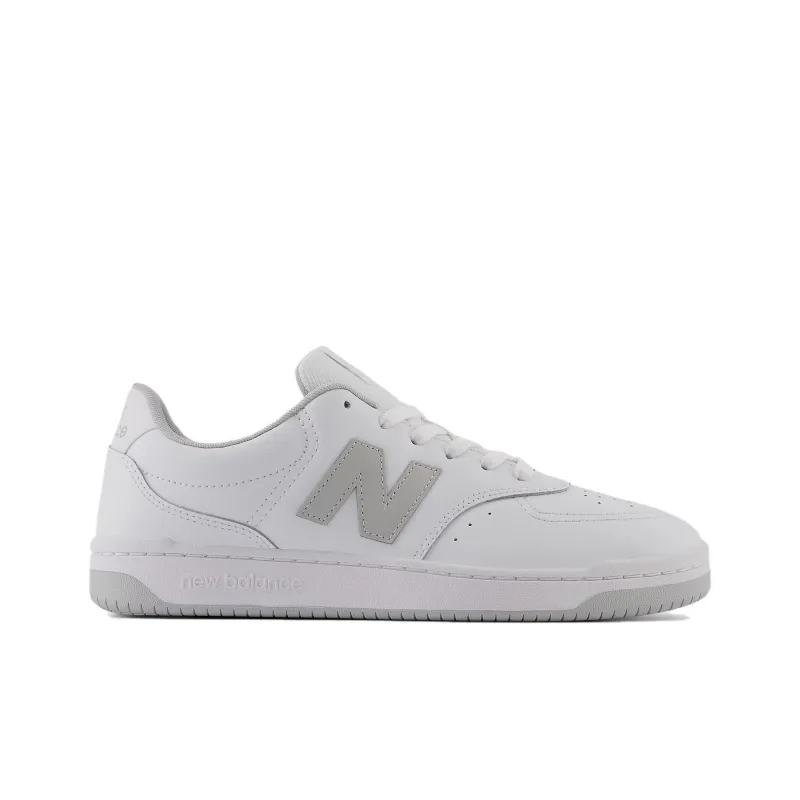 New Balance Anti Slip Wear Resistant Low Top Skateboard Shoes Unisex White Gray-1