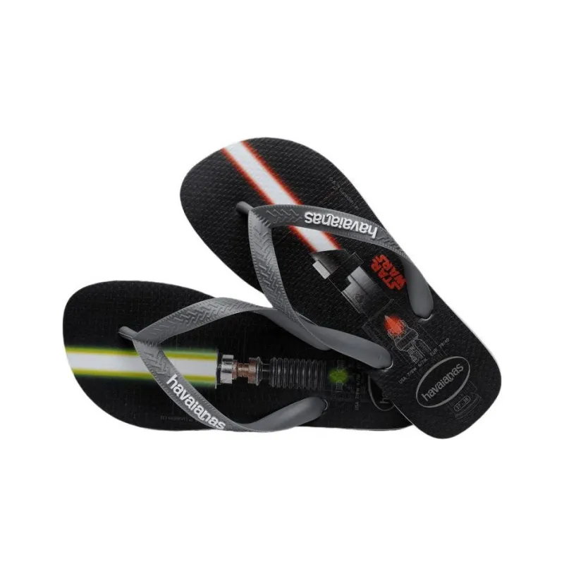Havaianas Abrasion Resistant Slip Resistant Flip Flops Unisex Ice Gray-3