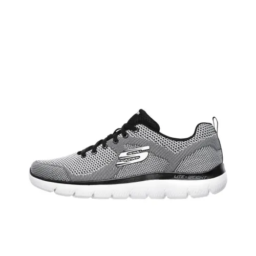 Skechers Summits Cushioned Anti-Slip And Wear-Resistant Lightweight Low-Top Running Shoes Men's Gray