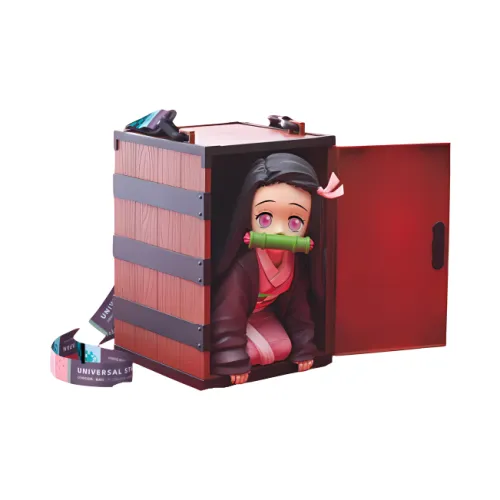 Universal Studios Nezuko Kamado Demon Slayer  Kimetsu No Yaiba Nezuko Popcorn Box Scale Figures 21cm