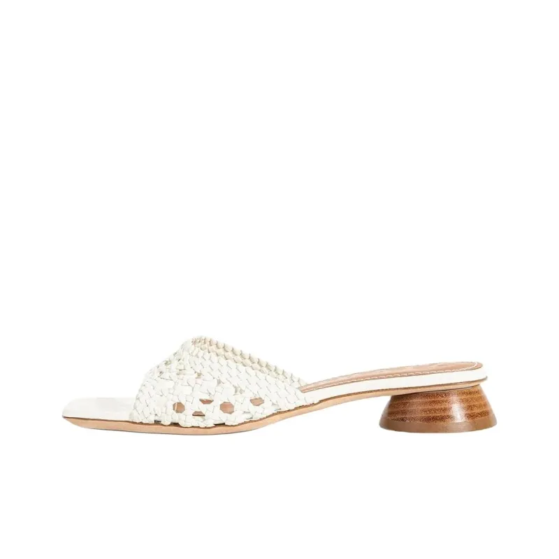 Staud Slide Slippers 3.5cm Women's White-0