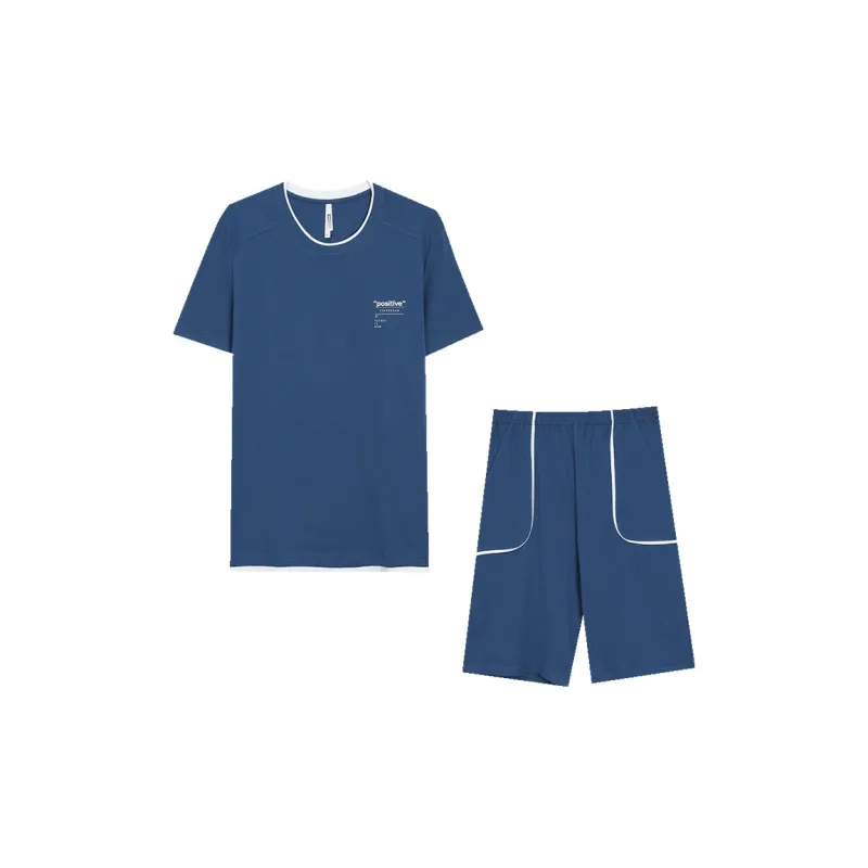 Red Beans At Home Pajama Set Men's-0
