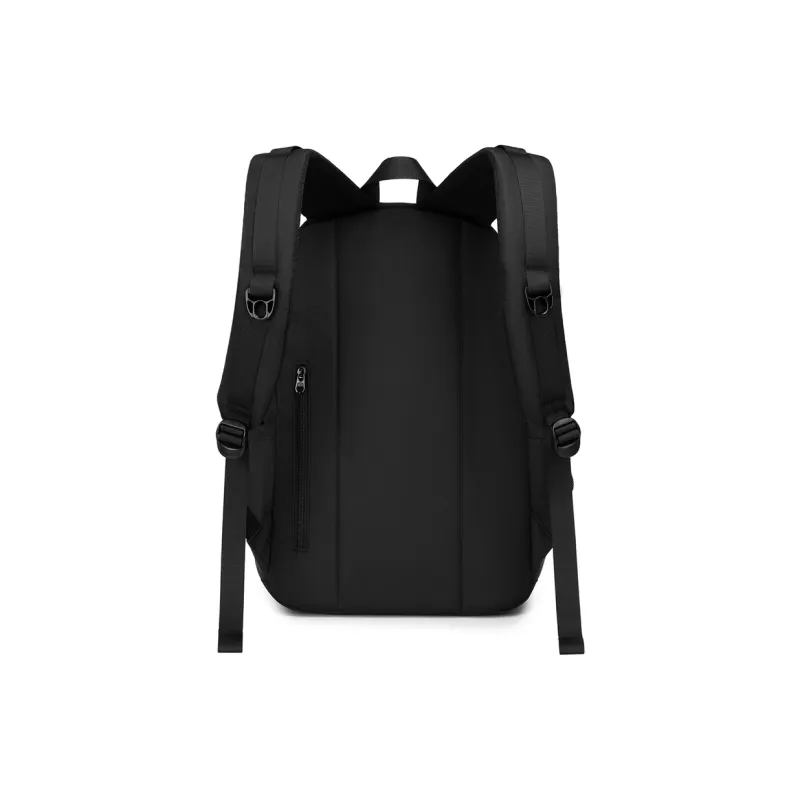 EDISON Water Repellent Oxford Fabric Casual Campus Backpack Regular Unisex Black/Gray-3