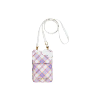 Sanrio Polyurethane Cell Phone Pouch Women's Pink