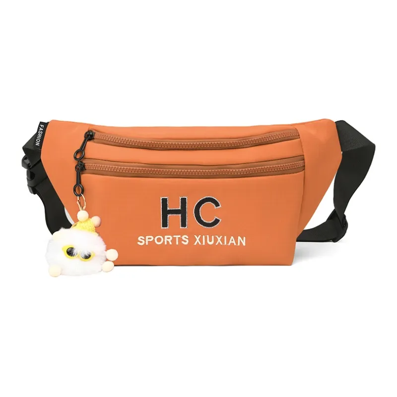 MOK Waterproof Fabric Sling Bag Regular Unisex Ecru/Black/Orange Red/Red/Khaki/Army Green-7