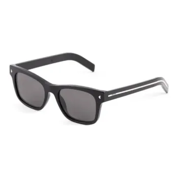 PRADA Striped Metal Detail Rectangle frame Sunglasses