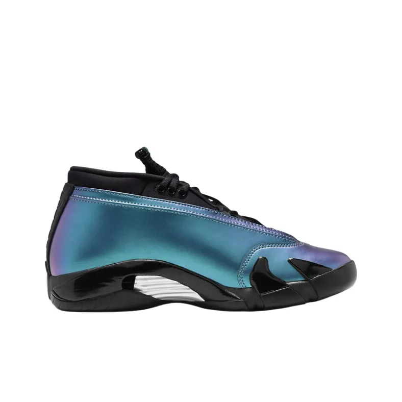 Jordan Air Jordan 14 Retro 'Love Letter' Cushioned Slip-Resistant Mid-Top Vintage Basketball Shoes Men's Purple Blue-1