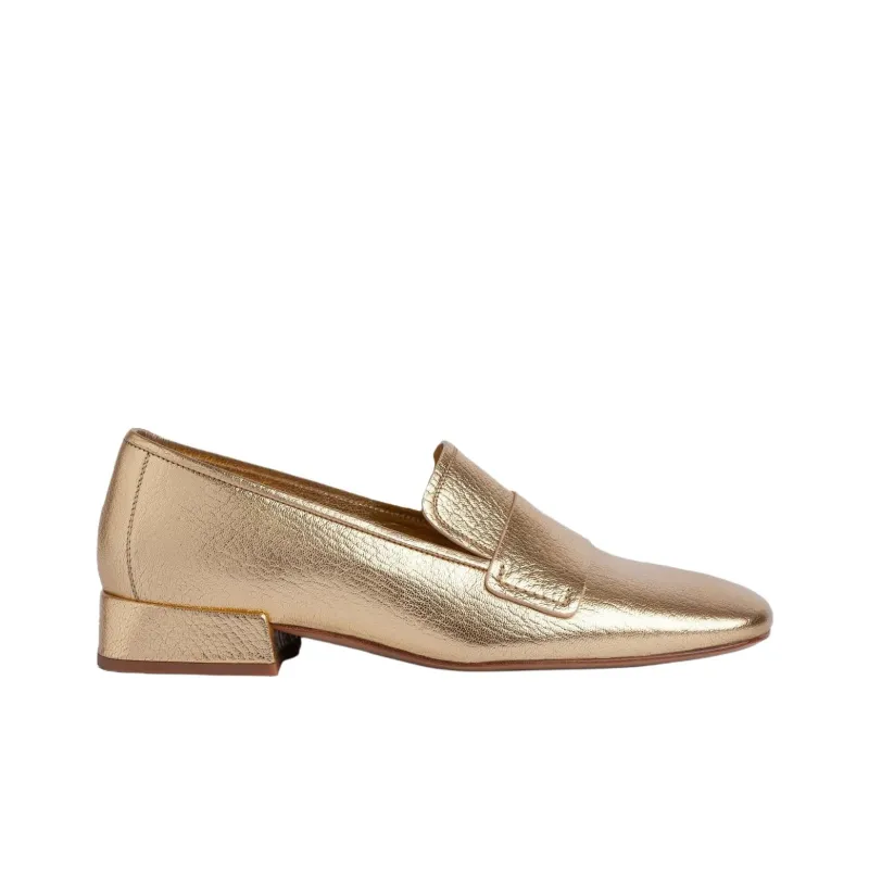 Pedro García Loafers Women's Gold-1