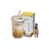[Personal Use]Glass Straw Cup (White)