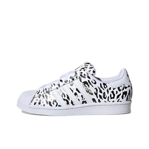 Adidas Superstar Leopard White Women's