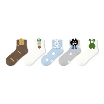 Primeet Ankle Socks Spring Summer Women's 5 Pack