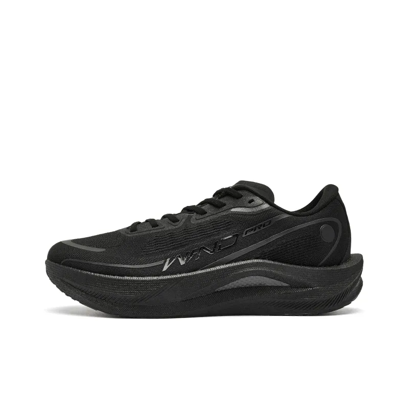 QIAODAN Strong Winds 2.0 PRO Cushioning Anti Slip And Wear Resistant Low Top Running Shoes Women's Black-0