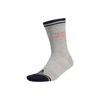 Adidas Sportswear COLLEGIATE EMBROIDERED Mid Calf Socks Unisex 1 Pack Medium Heather Gray