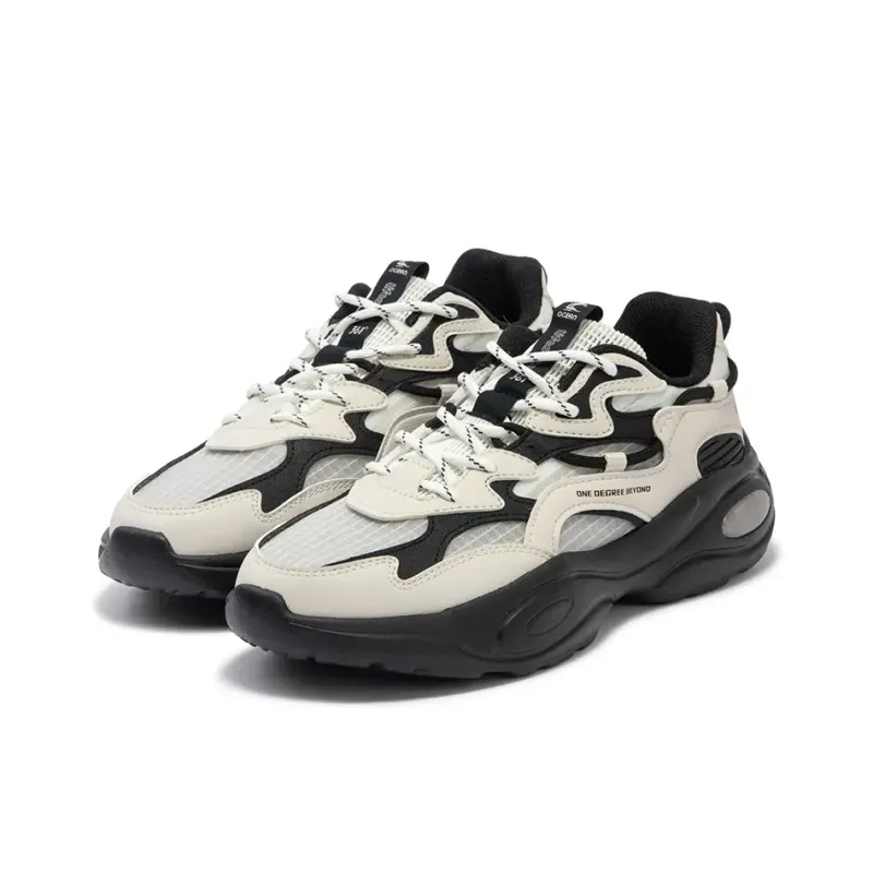 361° Surge 2 Breathable Low Top Chunky Sneakers Women's White Black-2