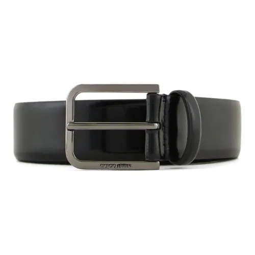 GIORGIO ARMANI Polished Leather Belt