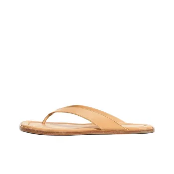 Staud Flip Flops Women's Beige Brown