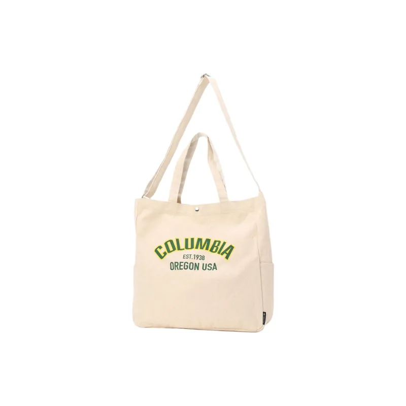 Columbia Canvas Canvas Bag Tote Bag Shopping Bag Handbag Shoulder Bag Unisex Green-0