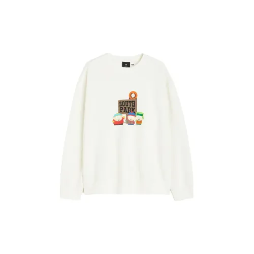 H&M Sweatshirts Men White/South Park