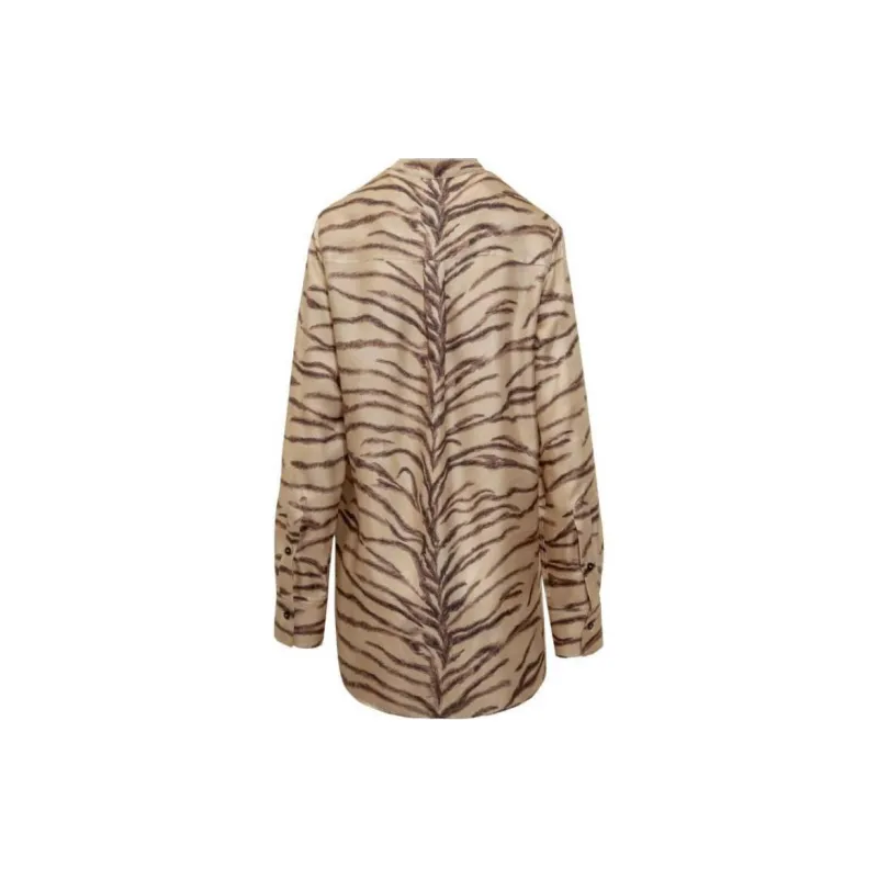 Stella McCartney Tiger Printed Button Up Shirt-1