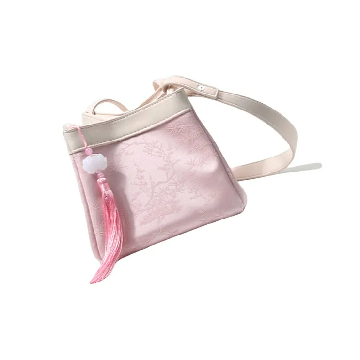 H YXIANG Canvas Bag, Shoulder Bag Women's Black/Pink/Beige/Silver-5