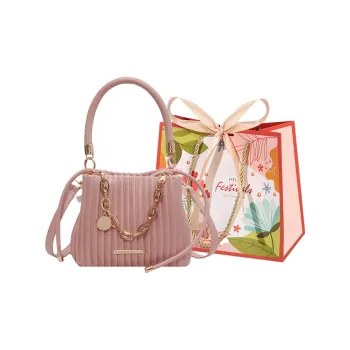 Cwatcun PU One Shoulder Handbags Regular Women's Pink/Ecru/Black