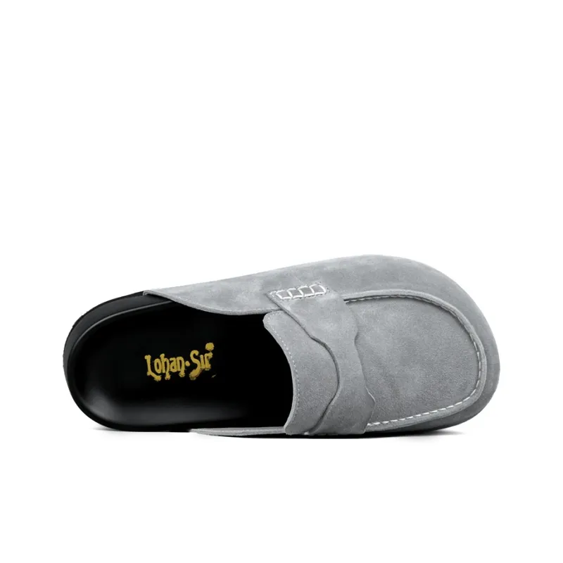 LOHAN·SIR Odor Resistant Abrasion Resistant Slip Resistant Wrap toe Slippers Unisex-50